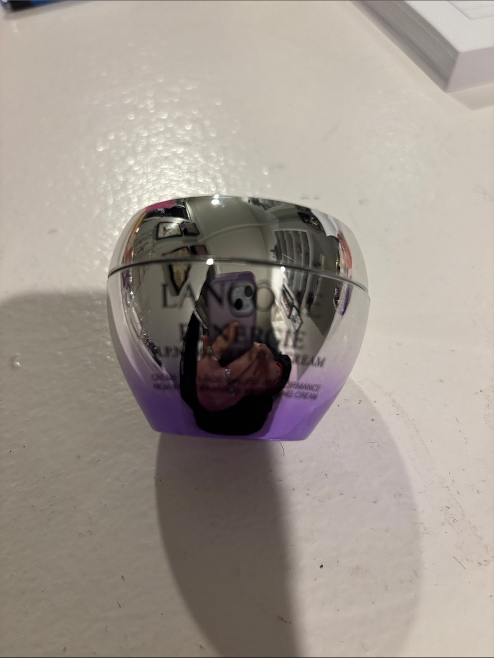Lancôme Silver & Purple Jar Face Cream
